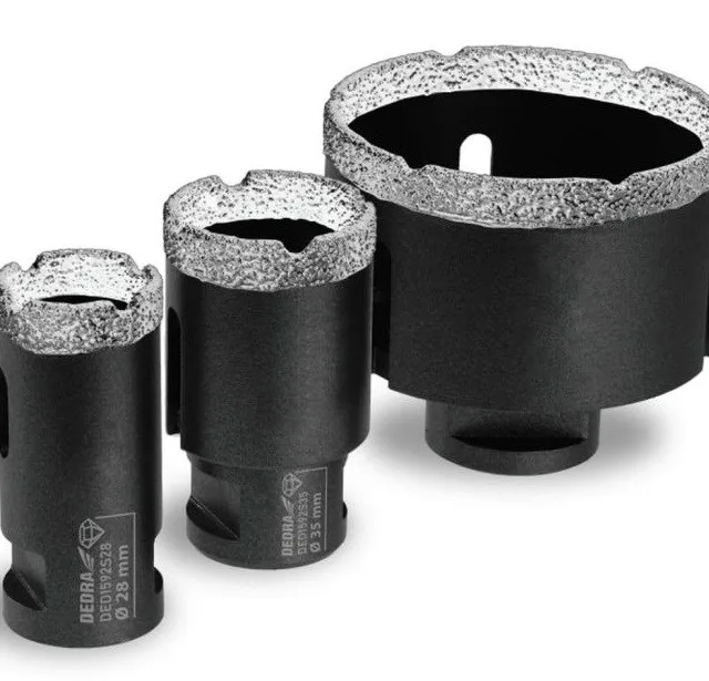 Set Of Diamond Corers Vacuum Brazed 28 35 68mm 3 P