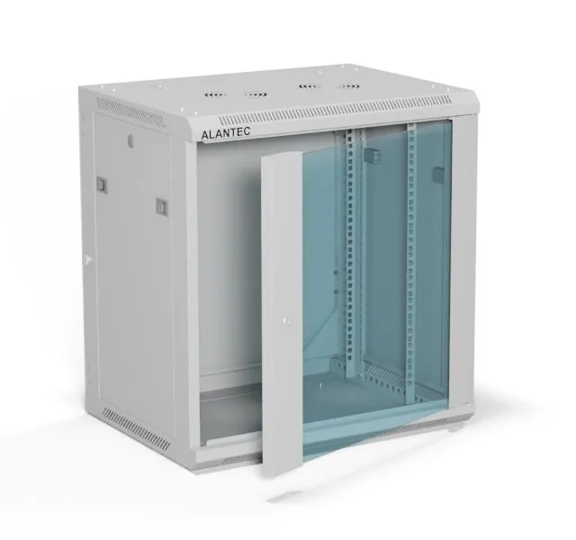 ALANTEC 19 12U 600x450 Wall-Mounted Cabinet Grey