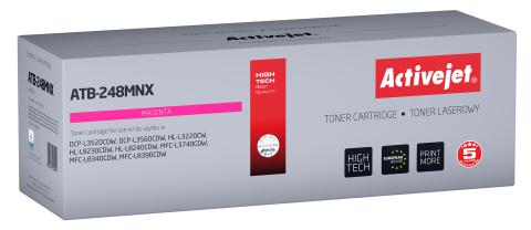 Activejet ATB-248MNX Toner for Brother printers; Replacement Brother TN248XLM; Supreme; 2,300 pages; purple)