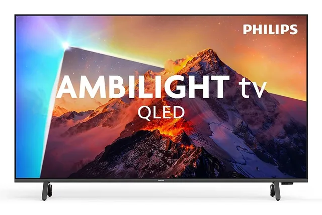 Philips 4K QLED Ambilight TV | 43PQS8611/12 | 43" | Smart TV | TITAN OS | UHD | Black