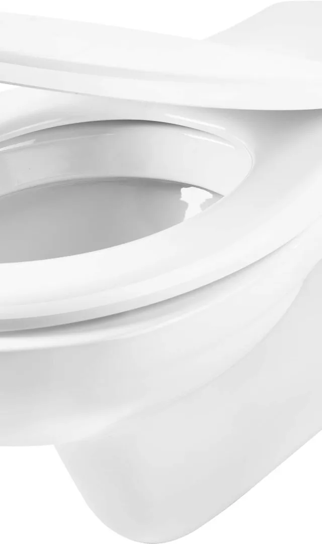 Toilet bowl with seat for people with reduced mobility