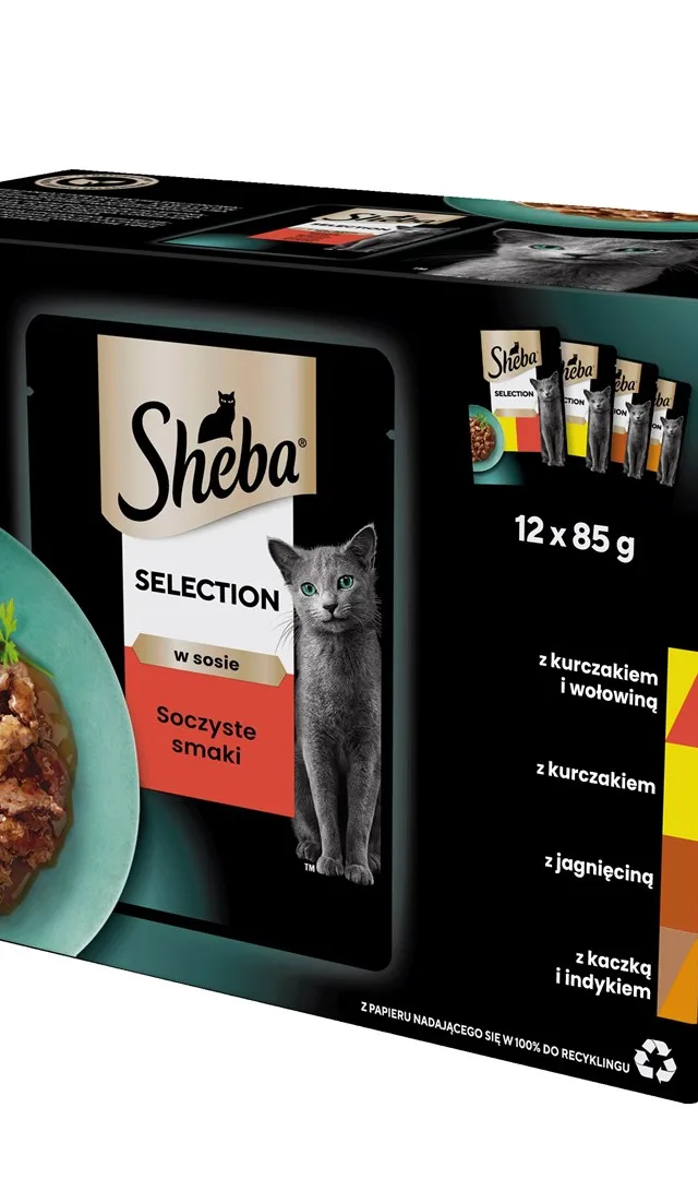Sheba Selection In Sauce Juicy Flavours 12 X 85 G