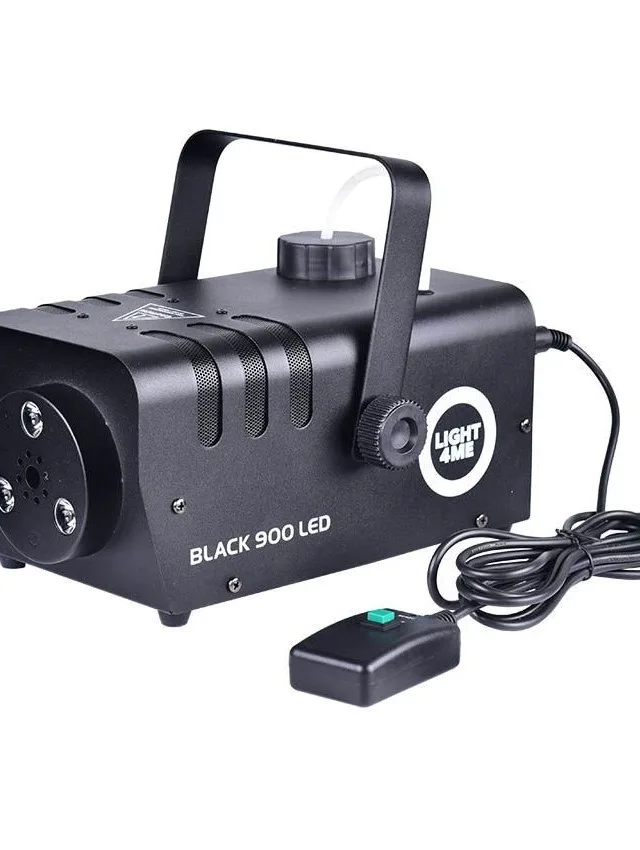 LIGHT4ME Black 900 LED - Fog Smoke Generator