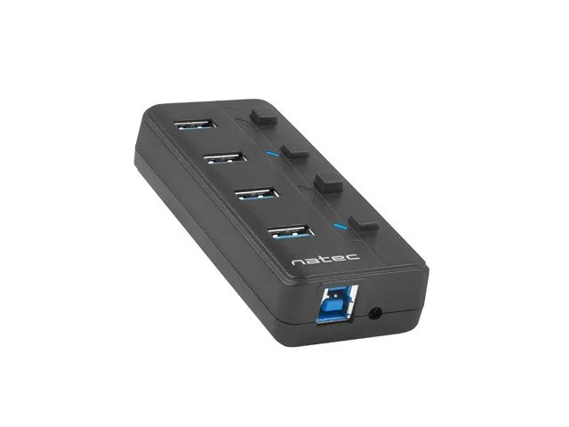 NATEC MANTIS USB 2.0 Type-B 5000 Mbit/s Black