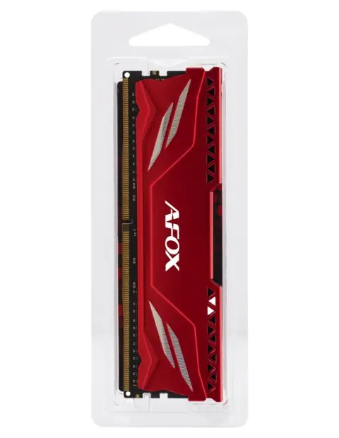 AFOX GAMING DDR4 16GB 3200MHZ CL16 RANK1 XMP2 RED