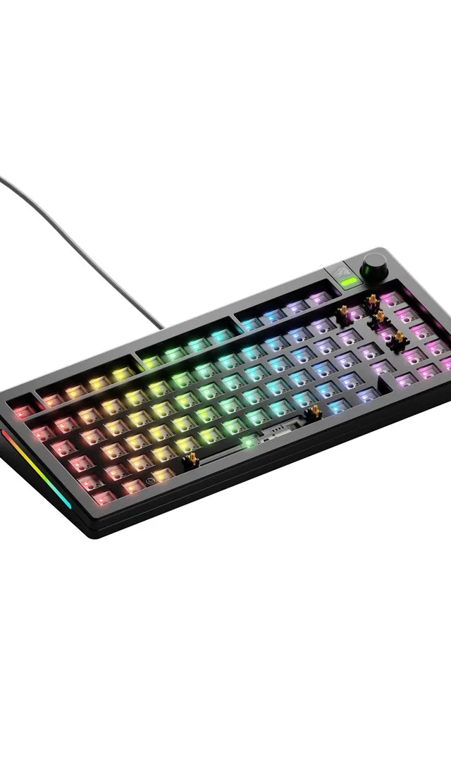 Glorious Gaming GMMK 3 75% Barebones Wired Black - ISO