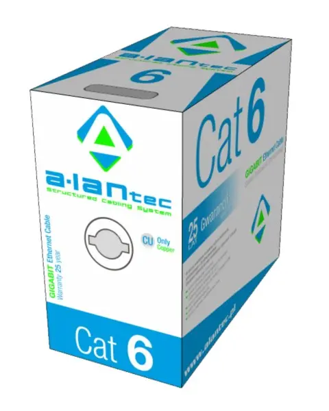 A-LAN KIU6LINKA305 networking cable Grey 305 m Cat6 U/UTP (UTP)