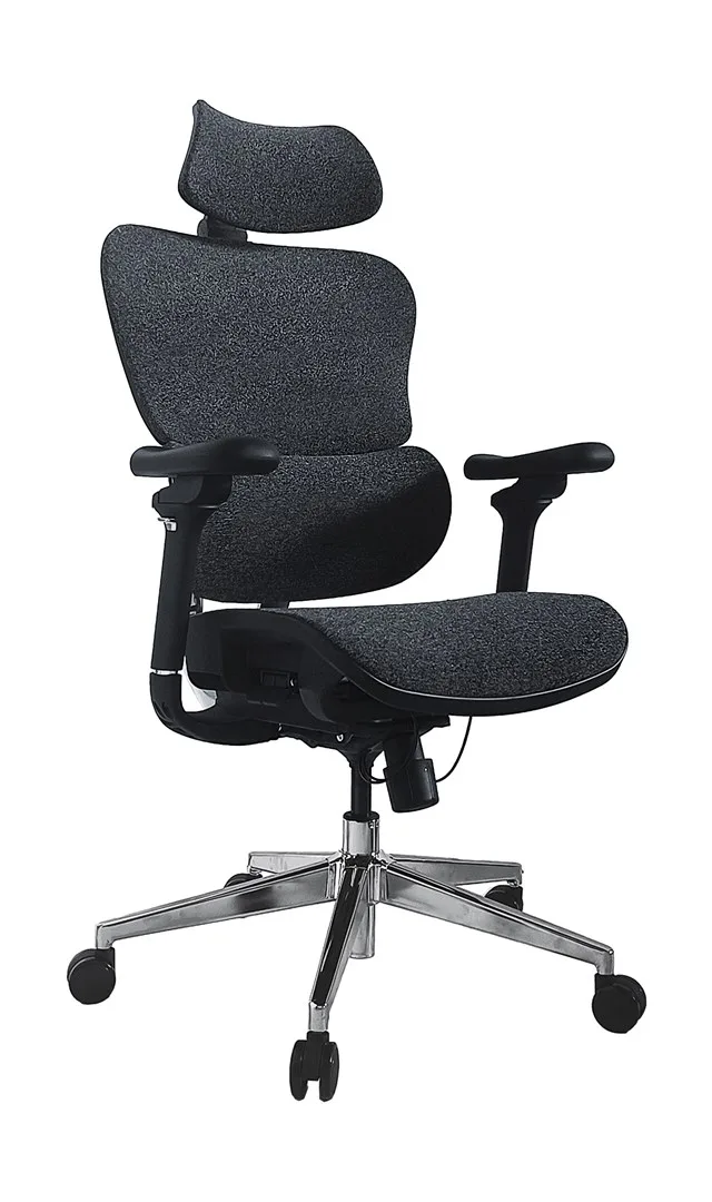 Equip Ergonomic Premium Office Chair with Headrest and Armrests, Blue Black