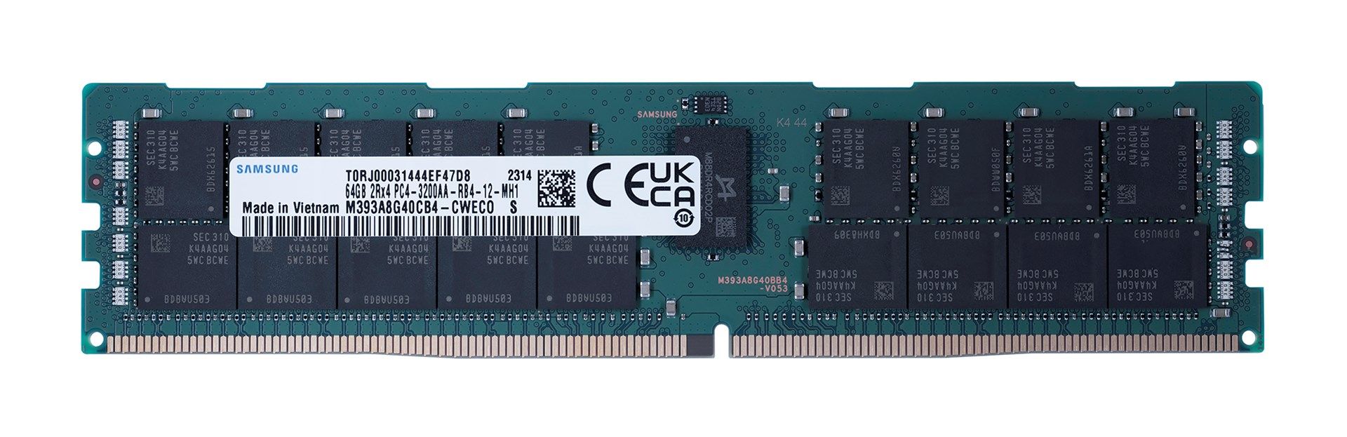 Samsung M393A8G40CB4-CWE Memory Module 64 GB 1 X 64 GB DDR4 3200 MHz