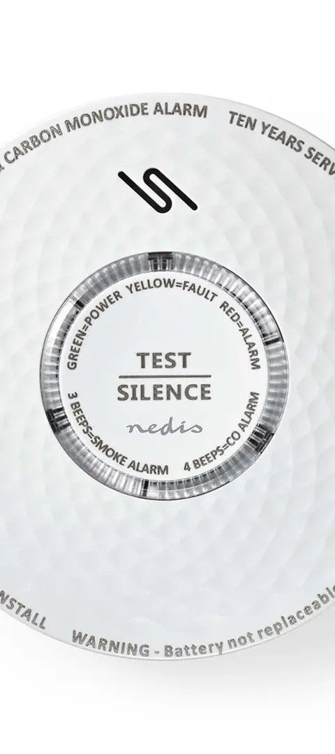 Smoke And Carbon Monoxide Detector Nedis DTCTCS10WT