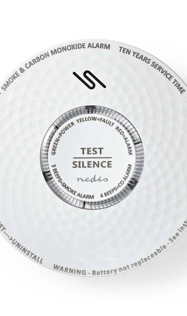 Smoke And Carbon Monoxide Detector Nedis DTCTCS10WT