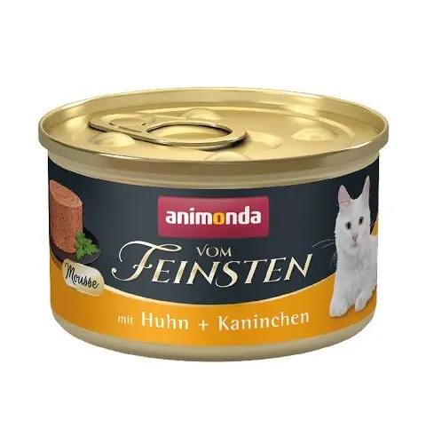 ANIMONDA Vom Feinsten Mousse Chicken And Rabbit - Wet Cat Food - 85g