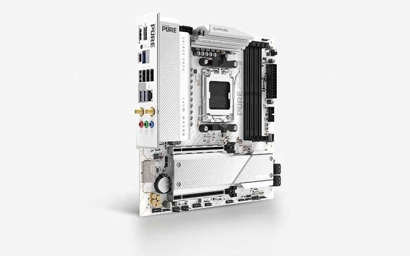Sapphire N-- PURE B850M WIFI 1xHDMI 1.4 1xDP 1.2 AMD B850 Socket AM5 micro ATX