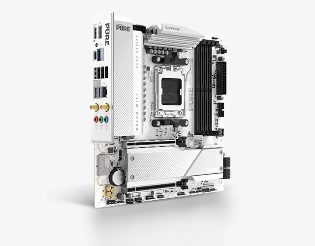 Sapphire N-- PURE B850M WIFI 1xHDMI 1.4 1xDP 1.2 AMD B850 Socket AM5 micro ATX