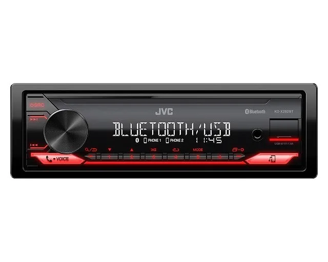 CAR RADIO JVC KDX-282BT RED