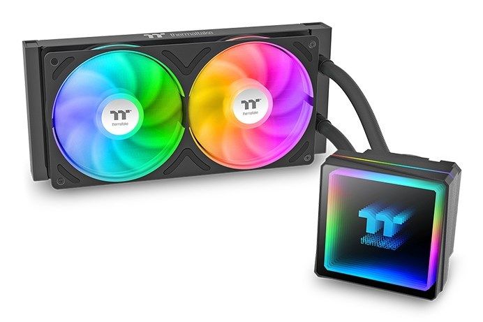 Thermaltake TH240 V3 ARGB Processor All-in-one liquid cooler 12 cm Black 1 pc(s)
