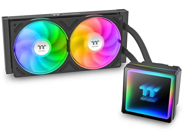 Thermaltake TH240 V3 ARGB Processor All-in-one liquid cooler 12 cm Black 1 pc(s)