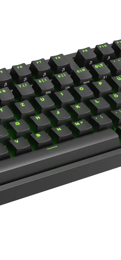 GENESIS Thor 404 TKL keyboard Gaming USB QWERTZ German Black