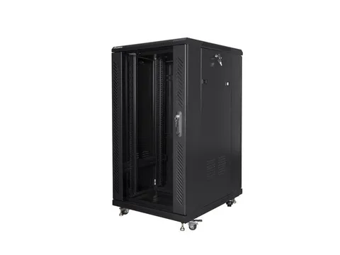 Lanberg FF01-6822-12B rack cabinet 22U Freestanding rack Black