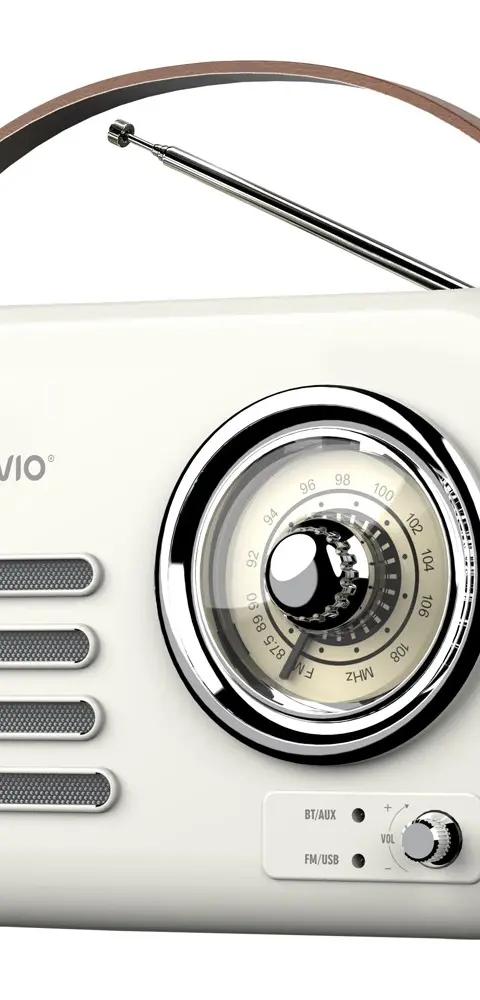 SAVIO RS-02 Portable Radio White