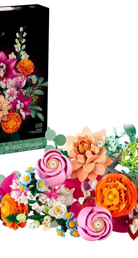 LEGO ICONS 10342 The Botanical Collection - Pretty Pink Flower Bouquet