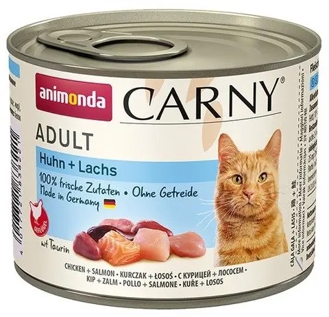 ANIMONDA Carny Adult Chicken And Salmon - Wet Cat Food - 200g