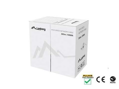 Lanberg LCU5-12CU-0305-BK networking cable Black 305 m Cat5e U/UTP (UTP)