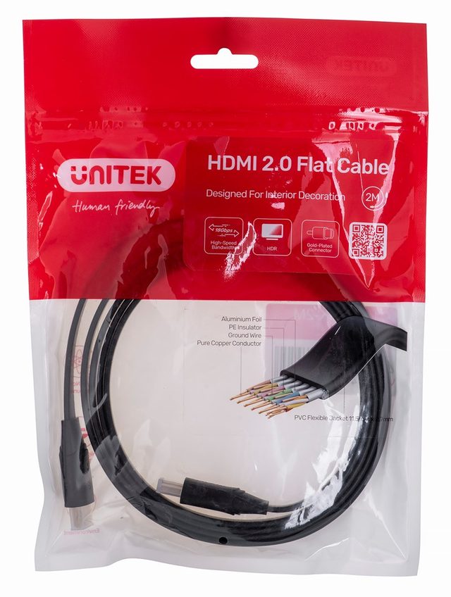 UNITEK C11063BK-2M HDMI cable HDMI Type A (Standard) Black