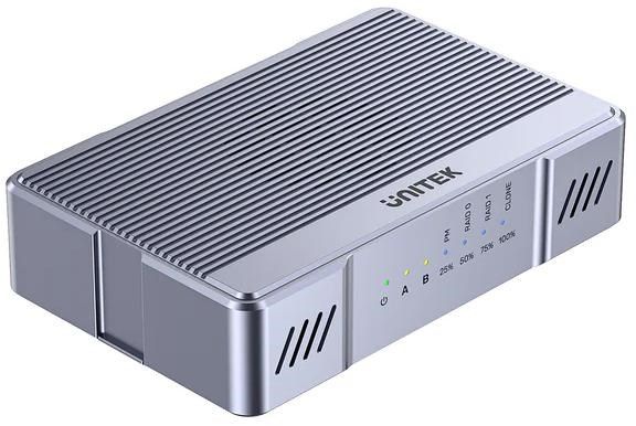 Unitek Case 2x M.2 20 Gb/S RAID0 RAID1 Klonowanie