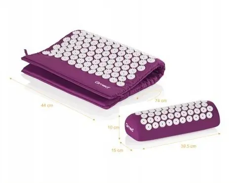 QMED Acupressure Mat With Cushion Purple