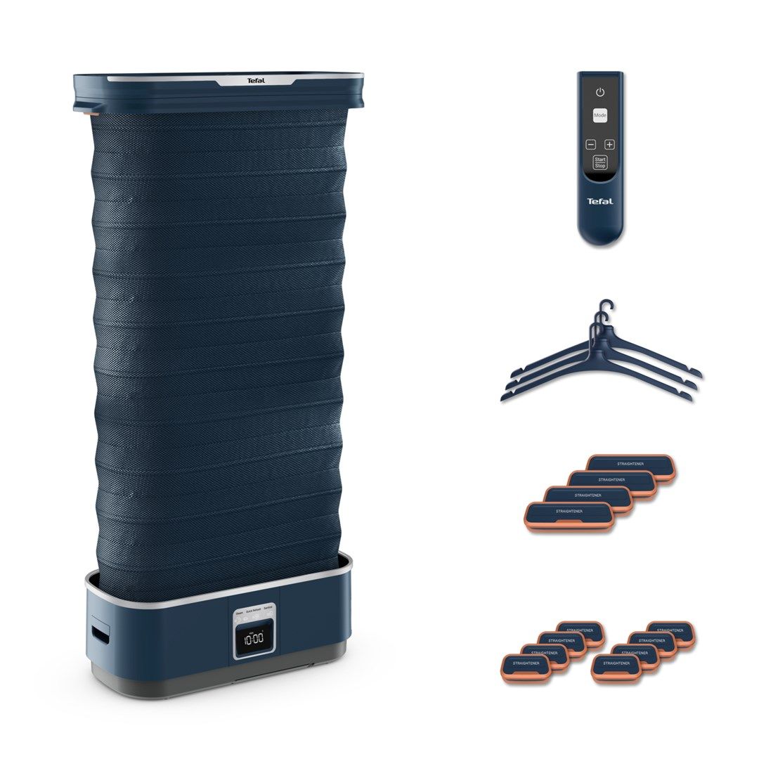 TEFAL CARE FOR YOU FIRST Automatic Steam Cabinet YT2020 Navy Blue