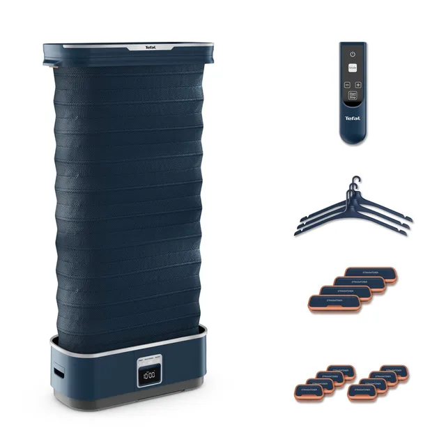TEFAL CARE FOR YOU FIRST Automatic Steam Cabinet YT2020 Navy Blue
