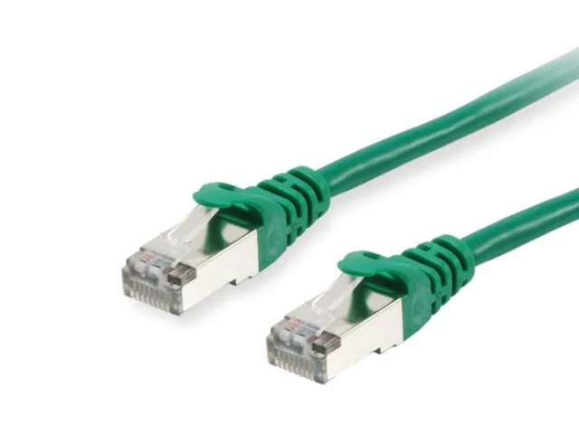 Equip Patchkabel Cat6 S/FTP 2xRJ45 25.00m grĂĽn LSZH Polybeutel