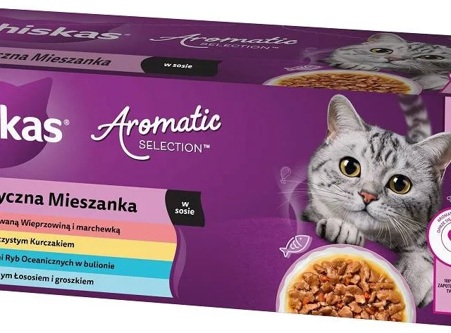 WHISKAS Aromatic Selection Mix - Wet Cat Food - 40x85g