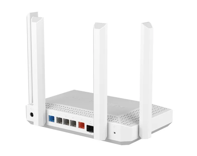 Keenetic Hero (KN-1012) AX3000 Mesh Wi-Fi 6 Multi-Gigabit Router with a 4-Port Gigabit and 1-Port 2.5 Gigabit Smart Switch, SFP Combo Port, USB 2.0 and USB 3.0 Ports