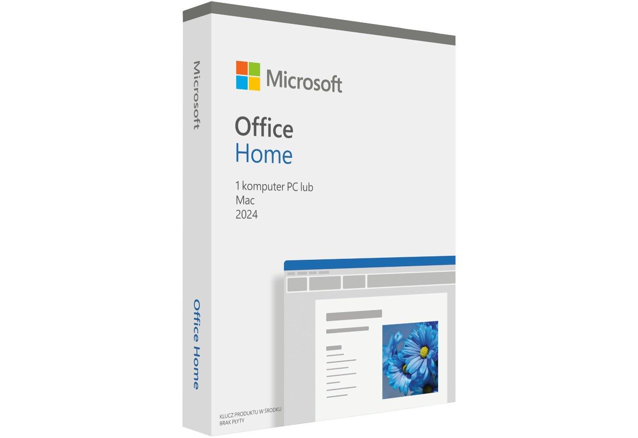 Microsoft Office Home 2024 Polish 1 License Medialess