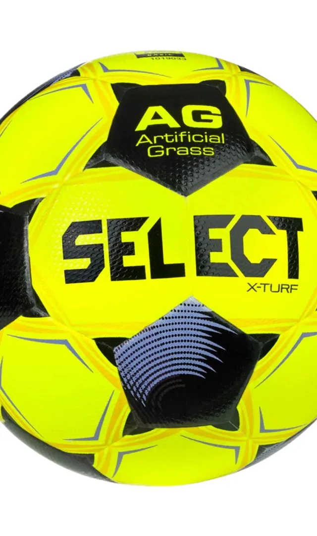 Piłka nożna Select X-Turf v26 FIFA Basic żółto-czarno-fioletowa 1021583/120081 4