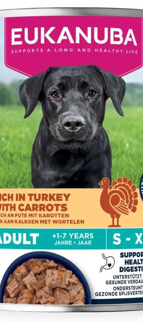 EUKANUBA Life Care Rich In Turkey And Carrots - Wet Dog Food - 400g