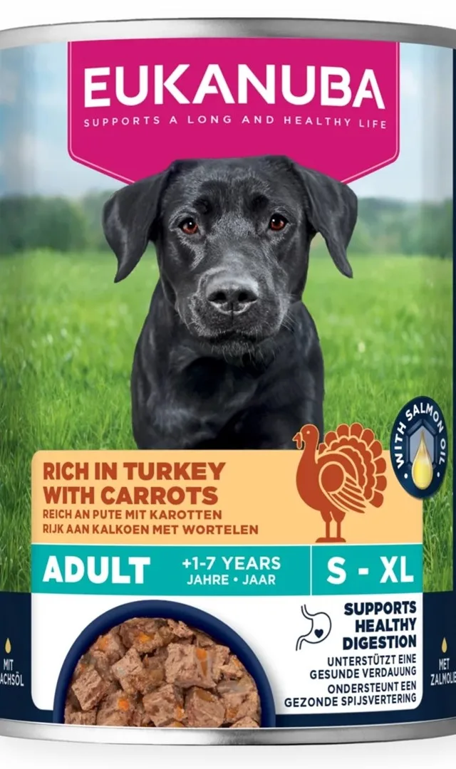 EUKANUBA Life Care Rich In Turkey And Carrots - Wet Dog Food - 400g