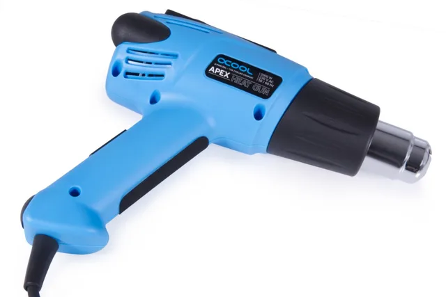 Alphacool 10178 heat gun Hot air gun 650 °C 2000 W Black, Blue