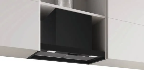 Bosch Serie 2 DBB63BC60 Cooker Hood Built-In Black 384 M3/H