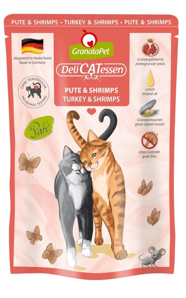 GRANATAPET DeliCATessen Turkey And Shrimps - Wet Cat Food - 85g