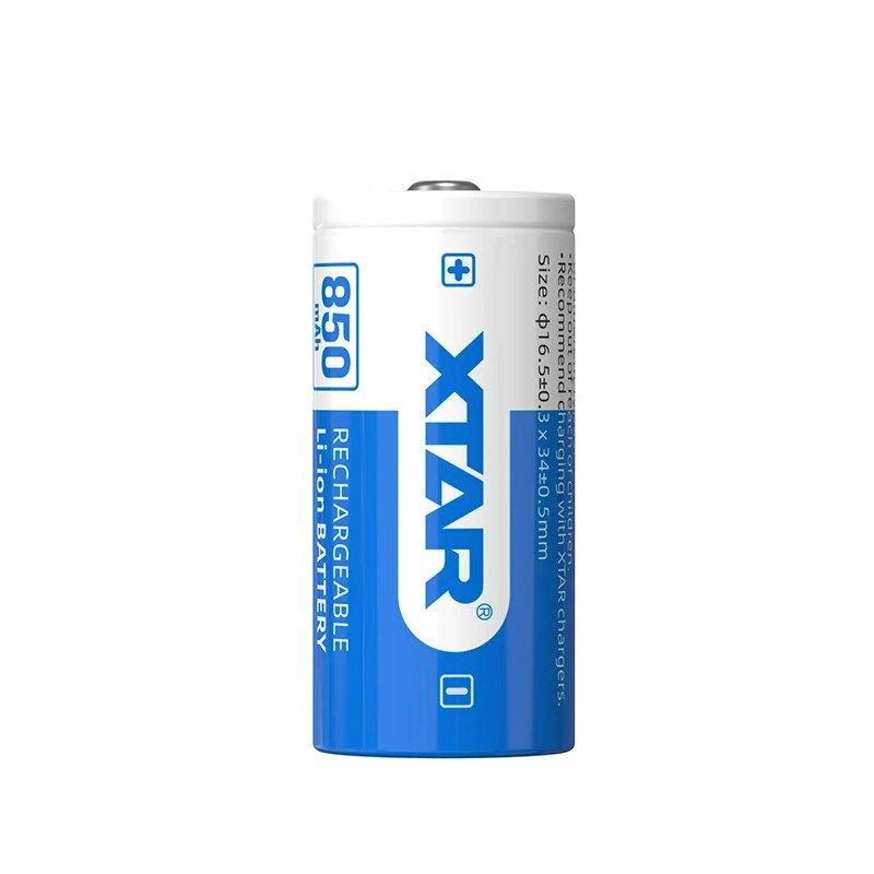 Battery 16340/R-CR123 3 7V Li-Ion 850 MAh XTAR