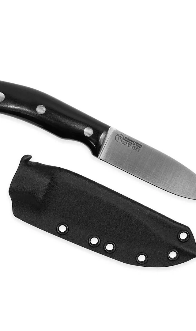 Nóż Casström No.10 SFK Black Micarta 14C28N Kydex