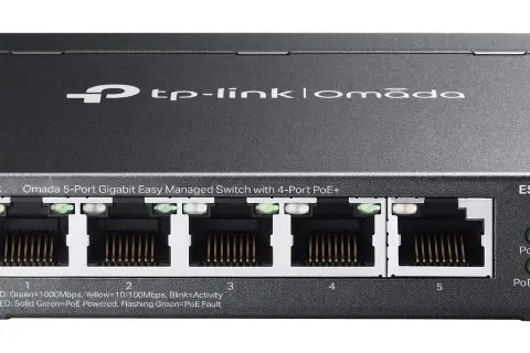 TP-Link Omada 5-Port Gigabit Easy Managed Switch with 4-Port PoE+