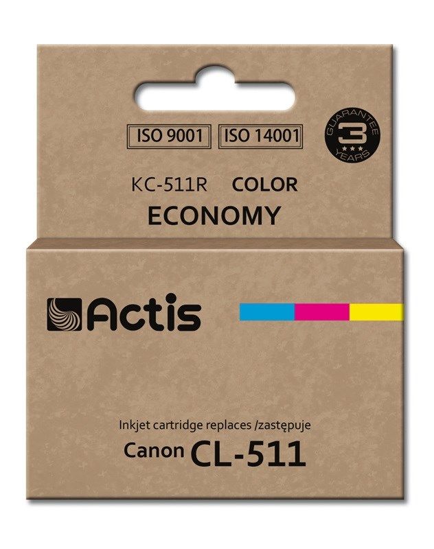 Actis KC-511R ink (replacement for Canon CL-511replacement; Standard; 12 ml; color)