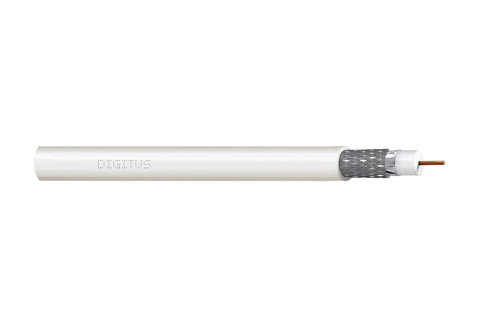 Digitus DK-RG6-5 coaxial cable RG-6 500 m No White