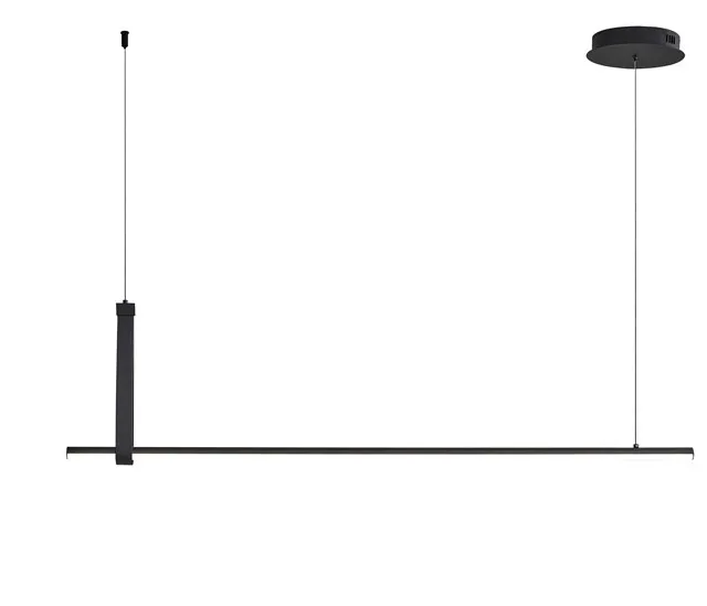LUMINAIRE PENDANT 20W LED BLACK 1200LM