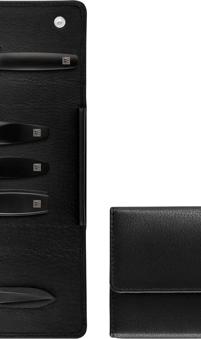 Manikre-Set Leder 5tlg. Black