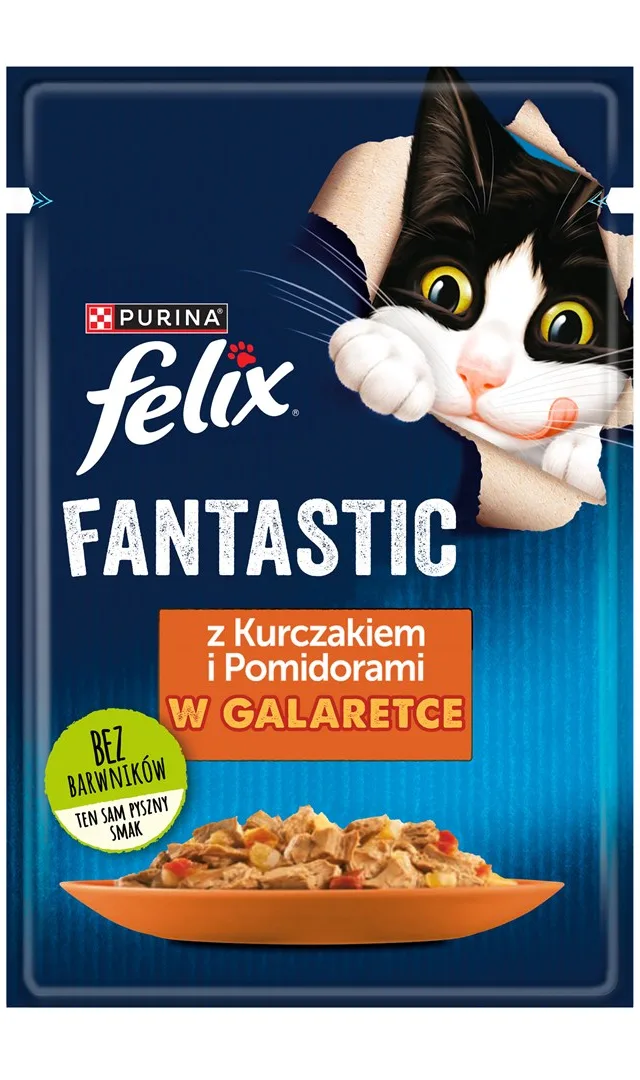 Felix Fanstastic Chicken Tomato - Wet Cat Food - 85 G